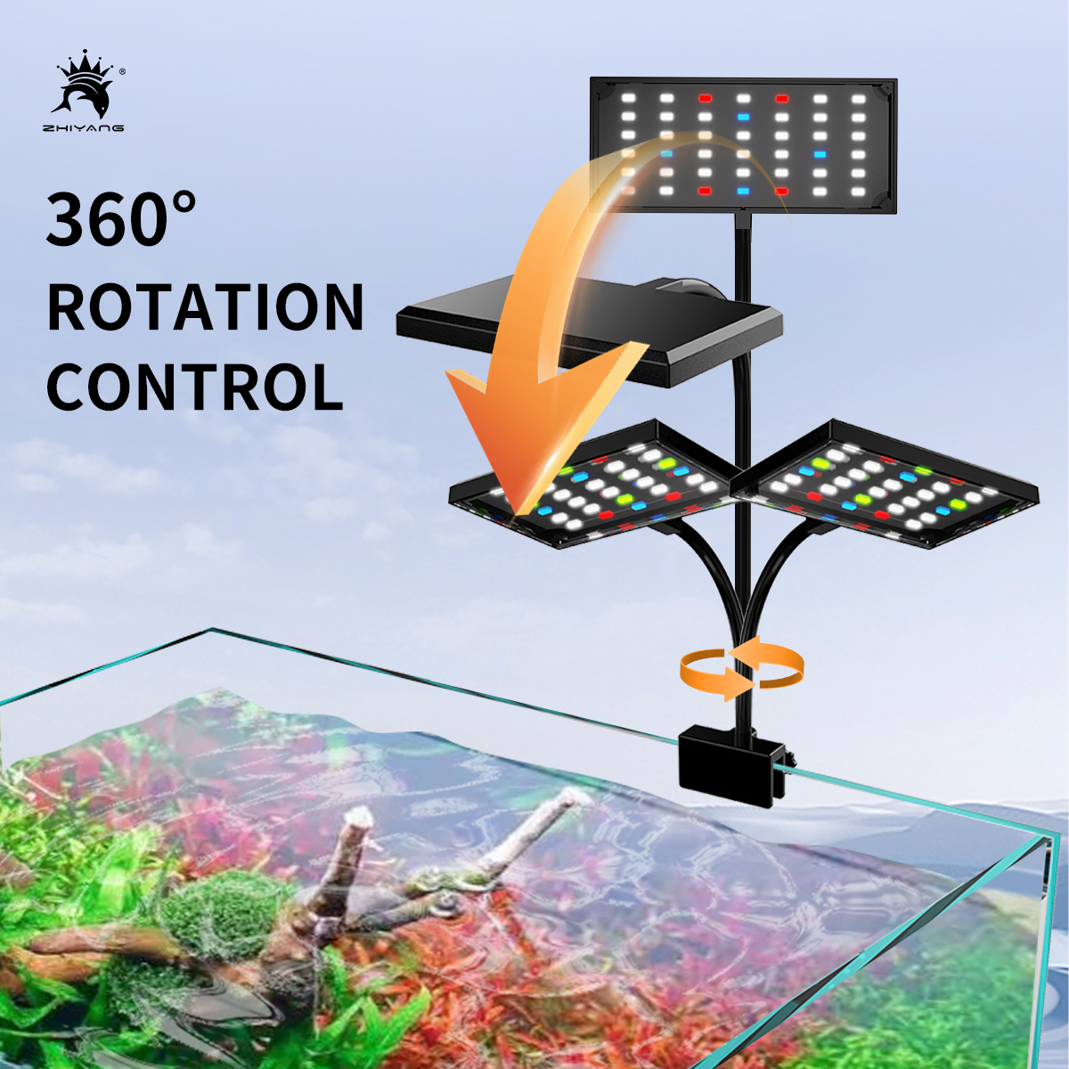 Aquarium Planted Seeds - 110-240V Aquarium Fish Tank Backlight Waterweed