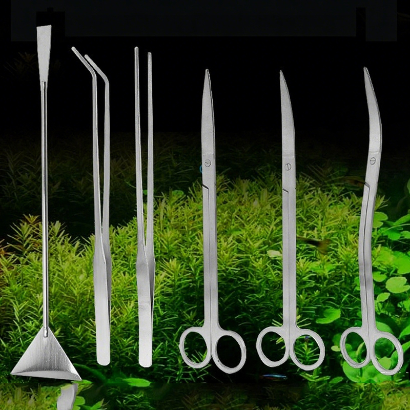 Aquarium Plant Utensils - Aquarium Scissors Tweezers Tool Fish Tank