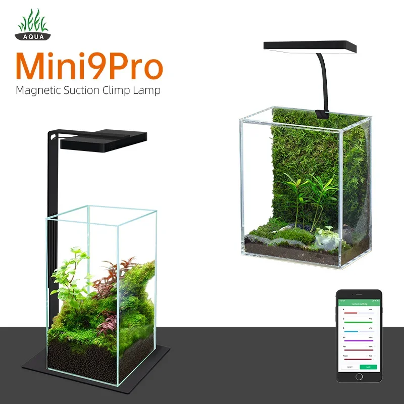 Aquarium Plant Growing - WEEK AQUA Mini 9 Pro USB