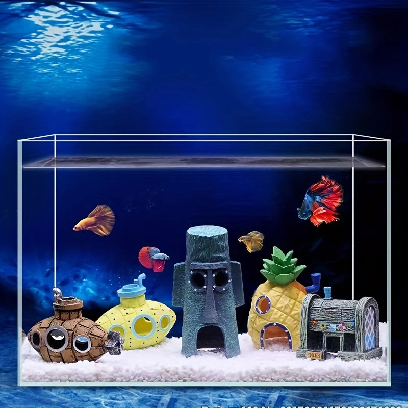 Aquarium Planted Seeds - Fish tank landscaping decorations, ornaments, shelter