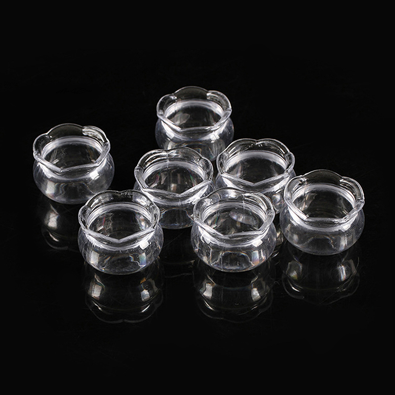 Planted Aquarium Accessories - Simulated Plastic Transparent Mini Lace Vase