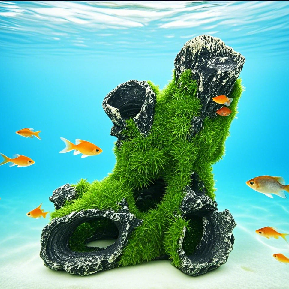 Aquarium Planted Seeds - Resin Breeding Hiding Cave Simulation Shrimp
