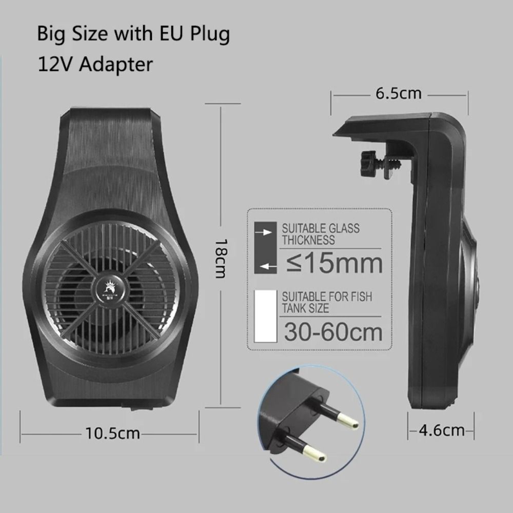Planted Aquarium Accessories - Cooler Simple Fish Tank Cooling Fan