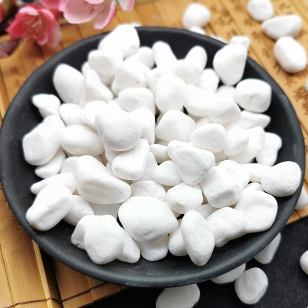 Aquarium Plant Gravel - 1Set White Aquarium Gravel Decorative Stones
