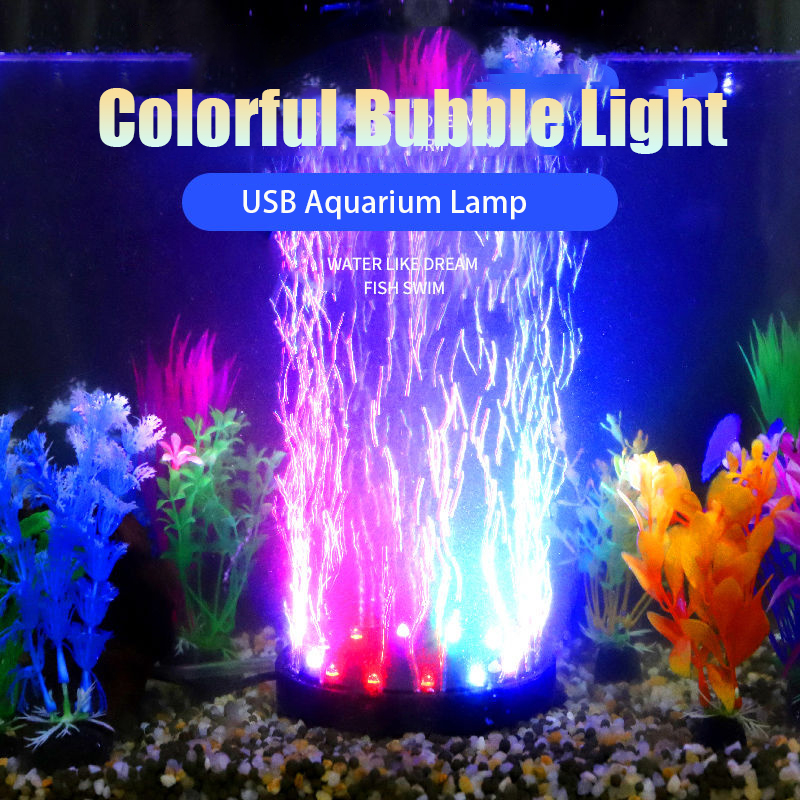 Planted Aquarium Accessories - Aquarium Submersible USB LED Bubble Light