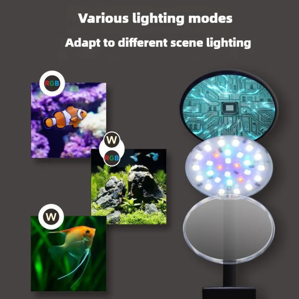 Clip on LED Aquarium Light Dim - مراجعة Planted Aquarium Freshwater وسعره