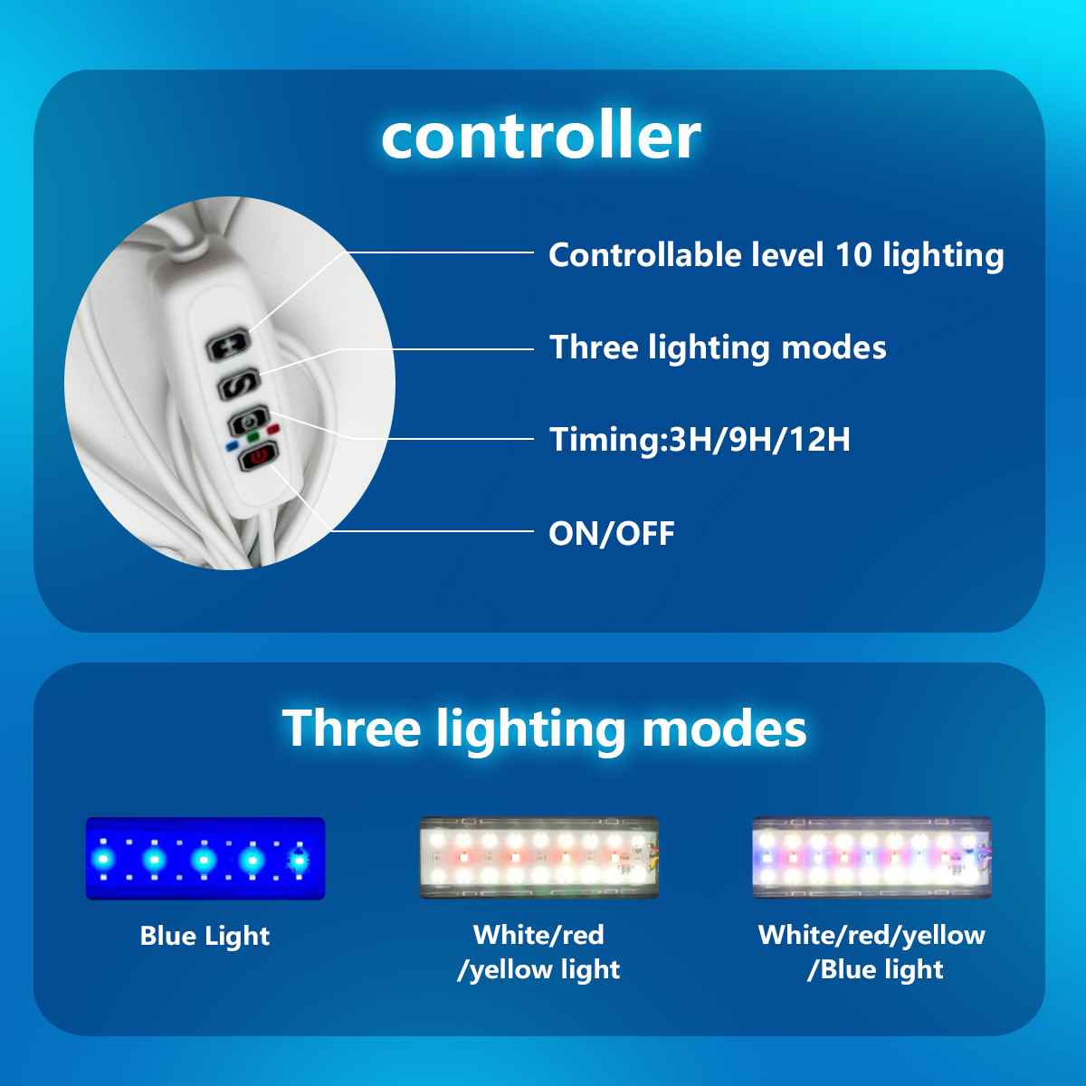 Super Slim LED Aquarium Light  - مراجعة Aquarium Plant Growing وسعره