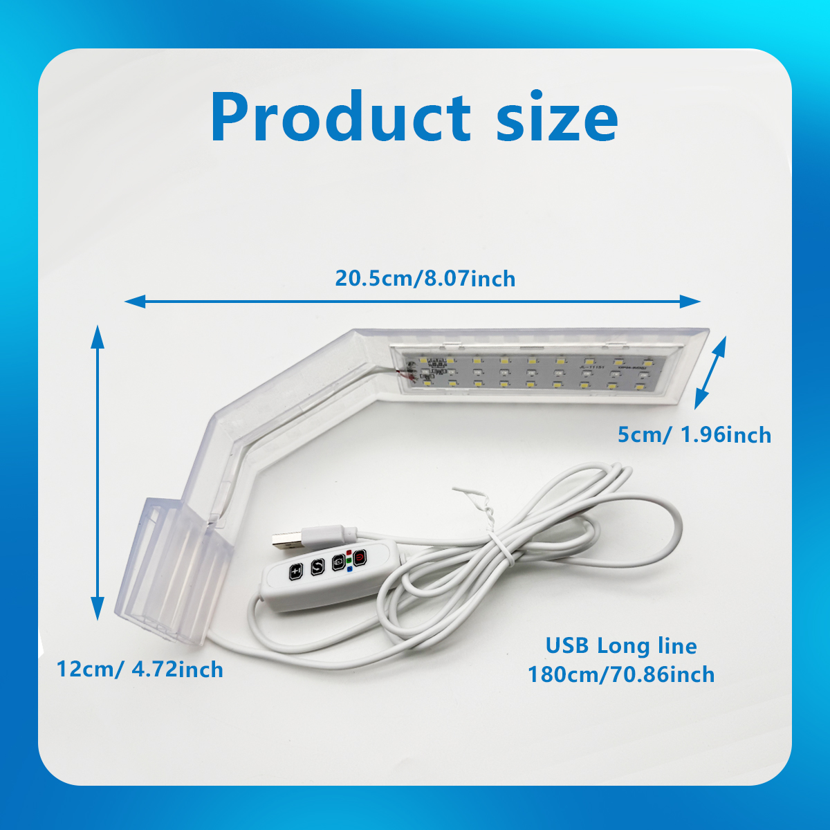 Super Slim LED Aquarium Light  - مراجعة Aquarium Plant Growing وسعره