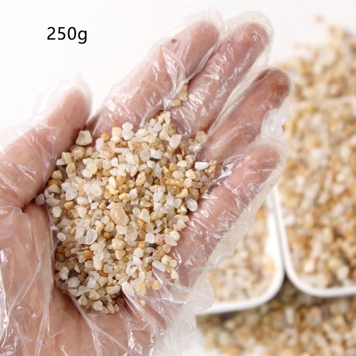 1pc-250g Natural Crystals Grav - مراجعة Aquarium Plant Gravel وسعره