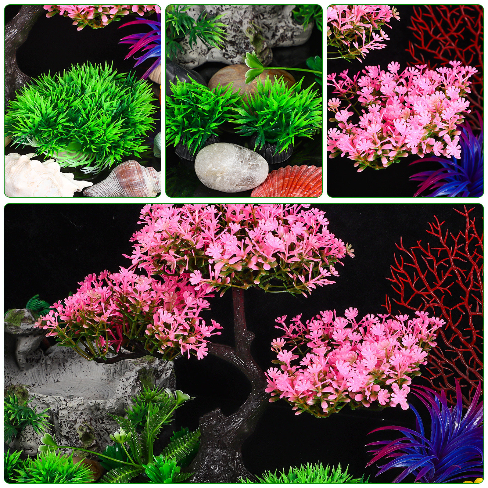 Artificial Plants Indoor Aquar - مراجعة Aquarium Planted Substrate وسعره
