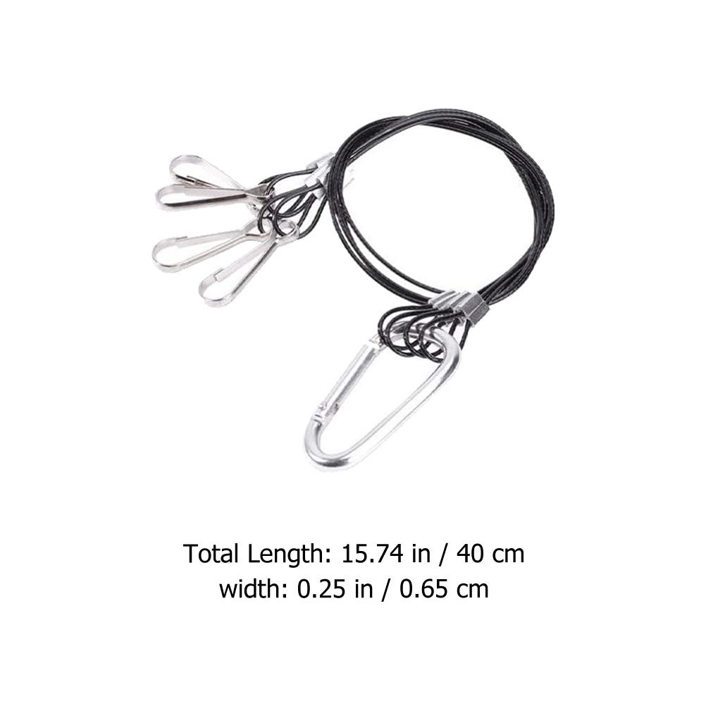 4Pcs Stainless Steel Rope Hang - مراجعة Aquarium Planting وسعره