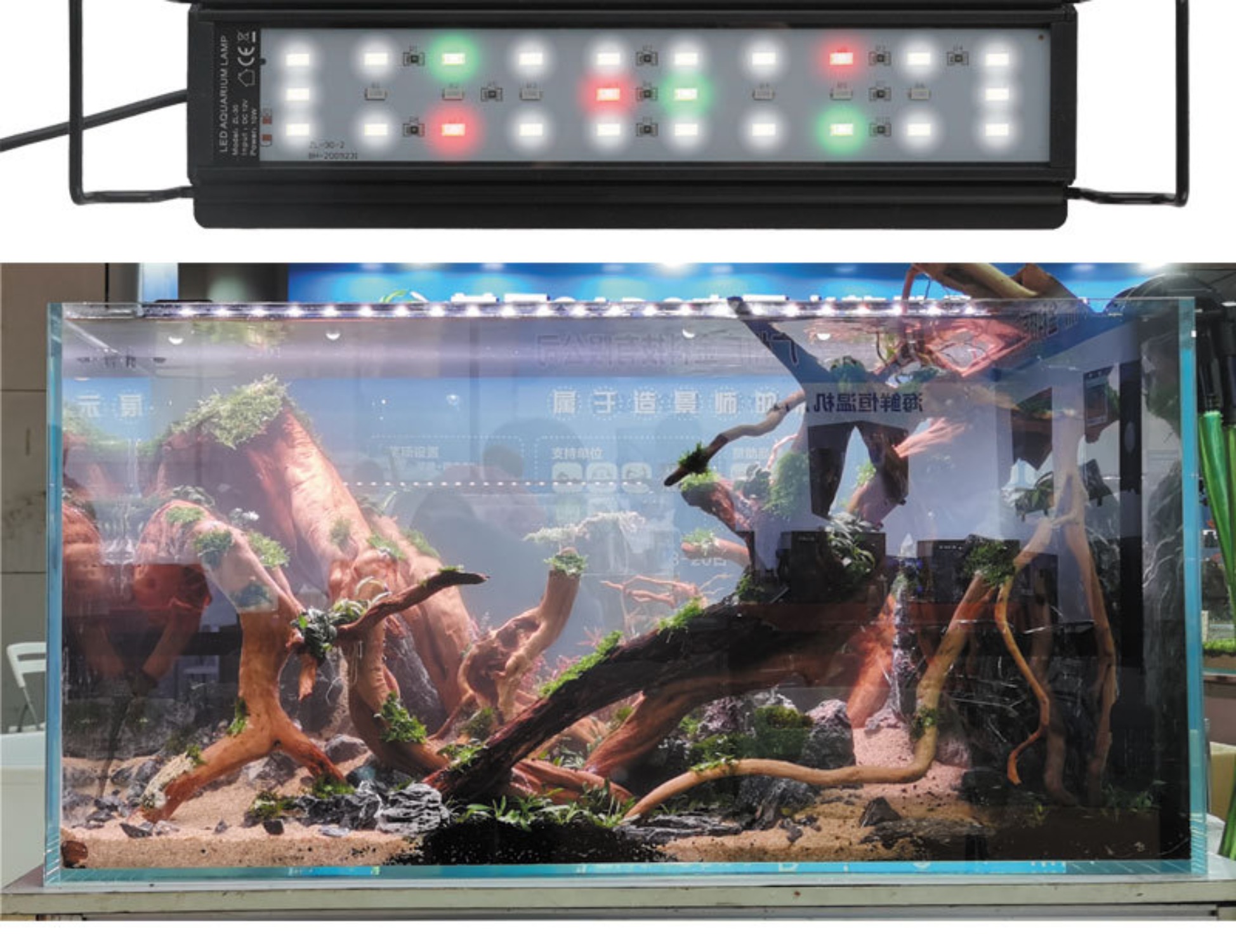 LED Aquarium Light 12 Inch wit - مراجعة Planted Aquarium Freshwater وسعره