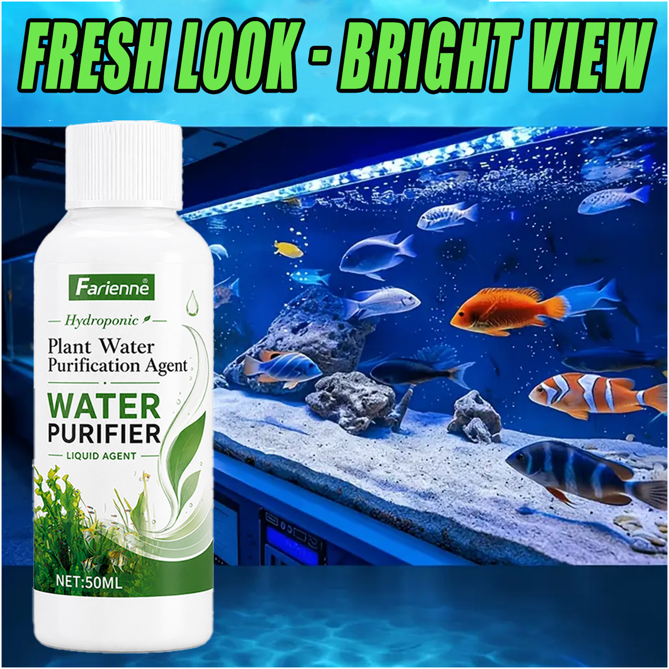 Farienne Water Purifier for Hy - مراجعة Planted Aquarium Cloudy Water وسعره
