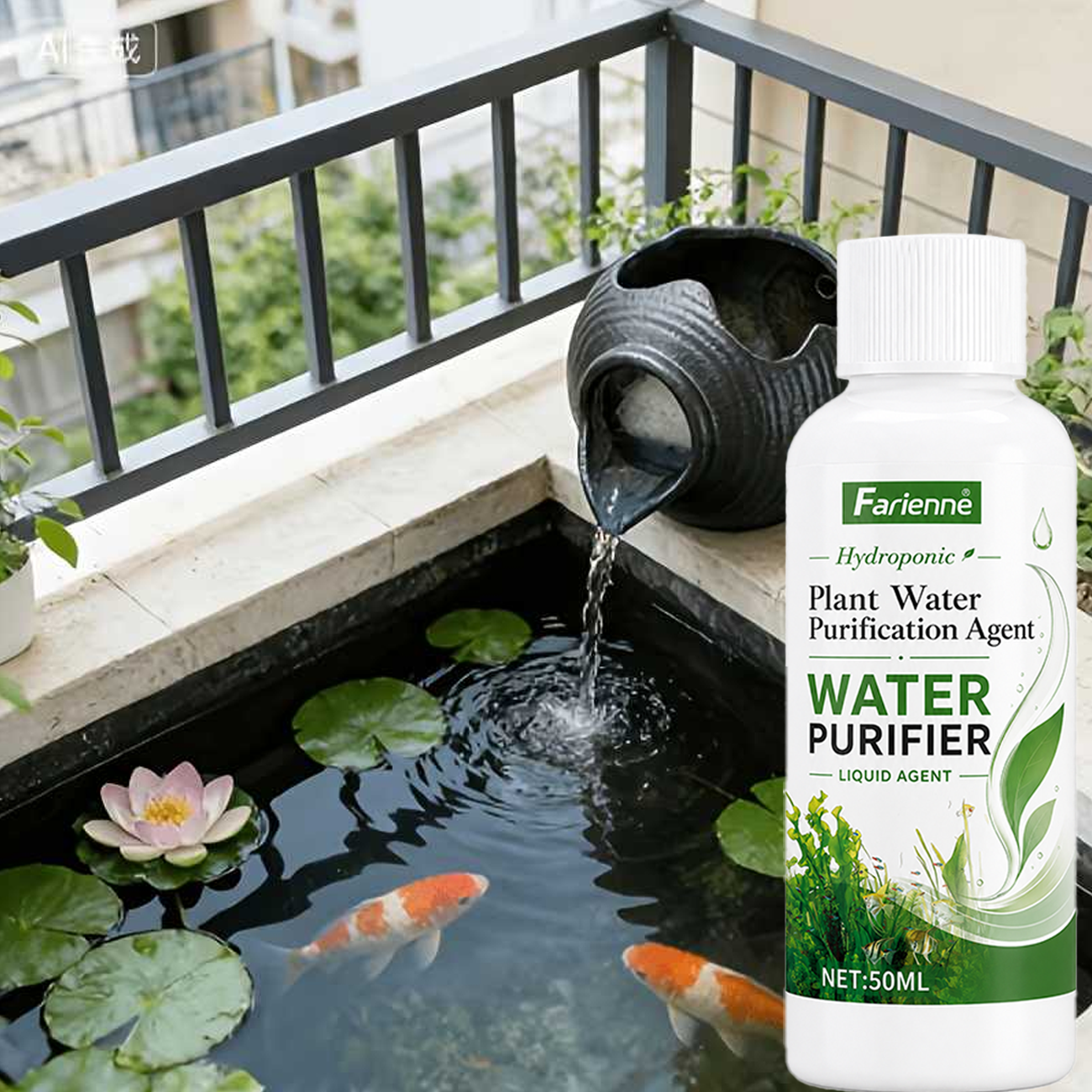 Farienne Water Purifier for Hy - مراجعة Planted Aquarium Cloudy Water وسعره