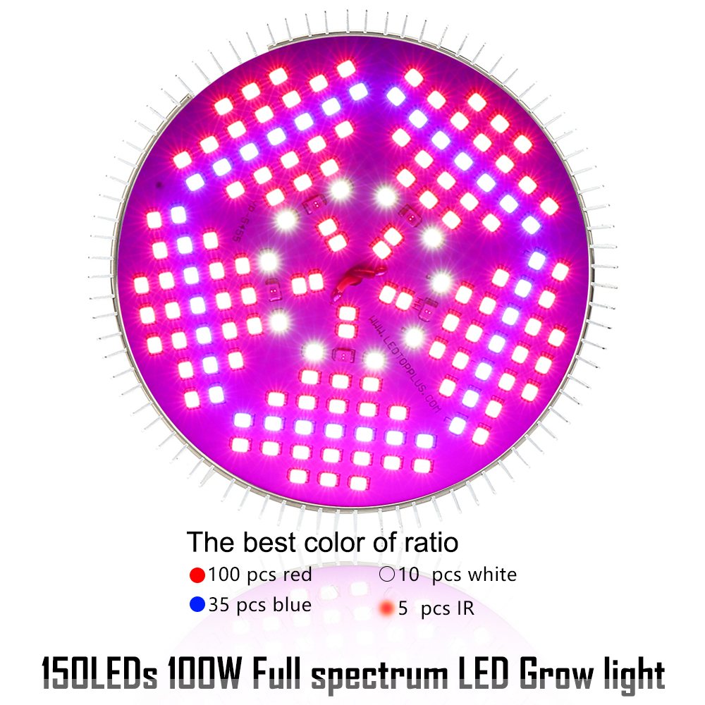 100W Full Spectrum LED Grow Li - مراجعة Aquarium Planted Seeds وسعره