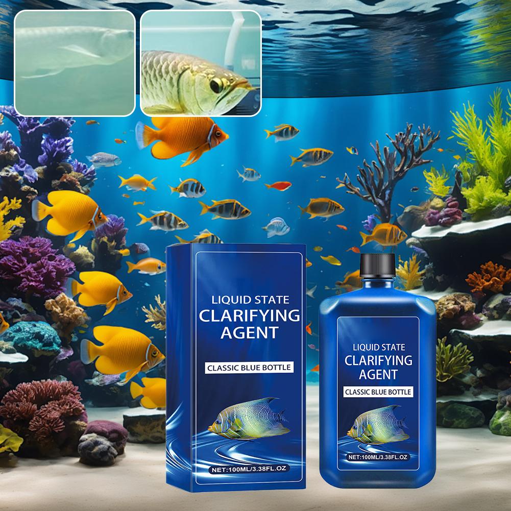 Fish Tank Water Clarifier & Pu - مراجعة Planted Aquarium Cloudy Water وسعره