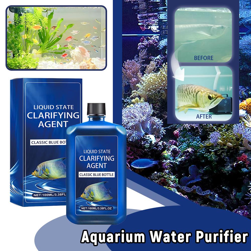 Fish Tank Water Clarifier & Pu - مراجعة Planted Aquarium Cloudy Water وسعره