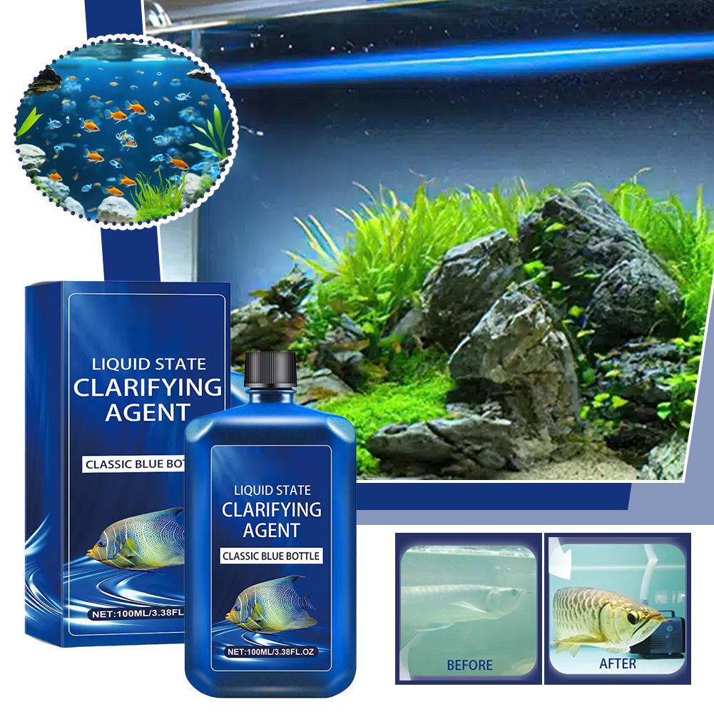 Fish Tank Water Clarifier & Pu - مراجعة Planted Aquarium Cloudy Water وسعره