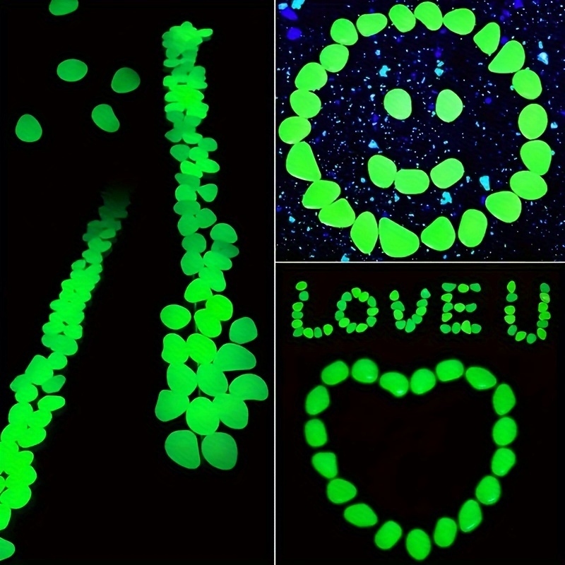 Glowing pebbles100-500pcsLumin - مراجعة Aquarium Planting وسعره