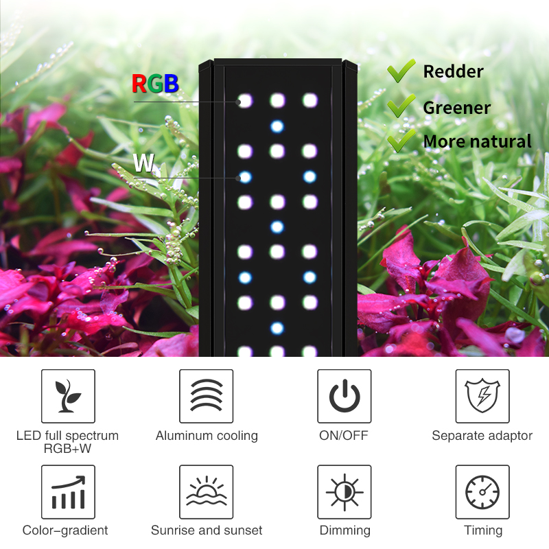 WEEKAQUA V Series V400SE RGBW  - مراجعة Planted Aquarium Freshwater وسعره