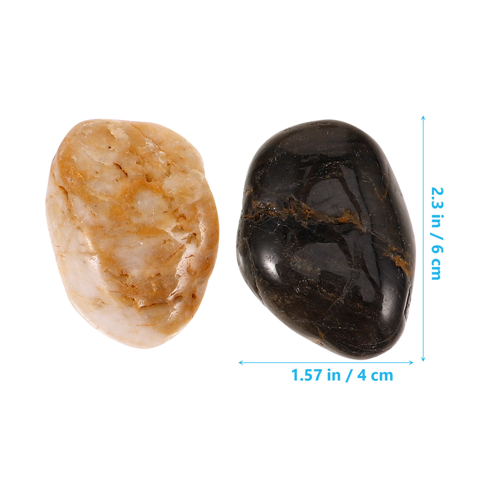 1Set Aquarium Pebbles Delicate - مراجعة Aquarium Plant Gravel وسعره