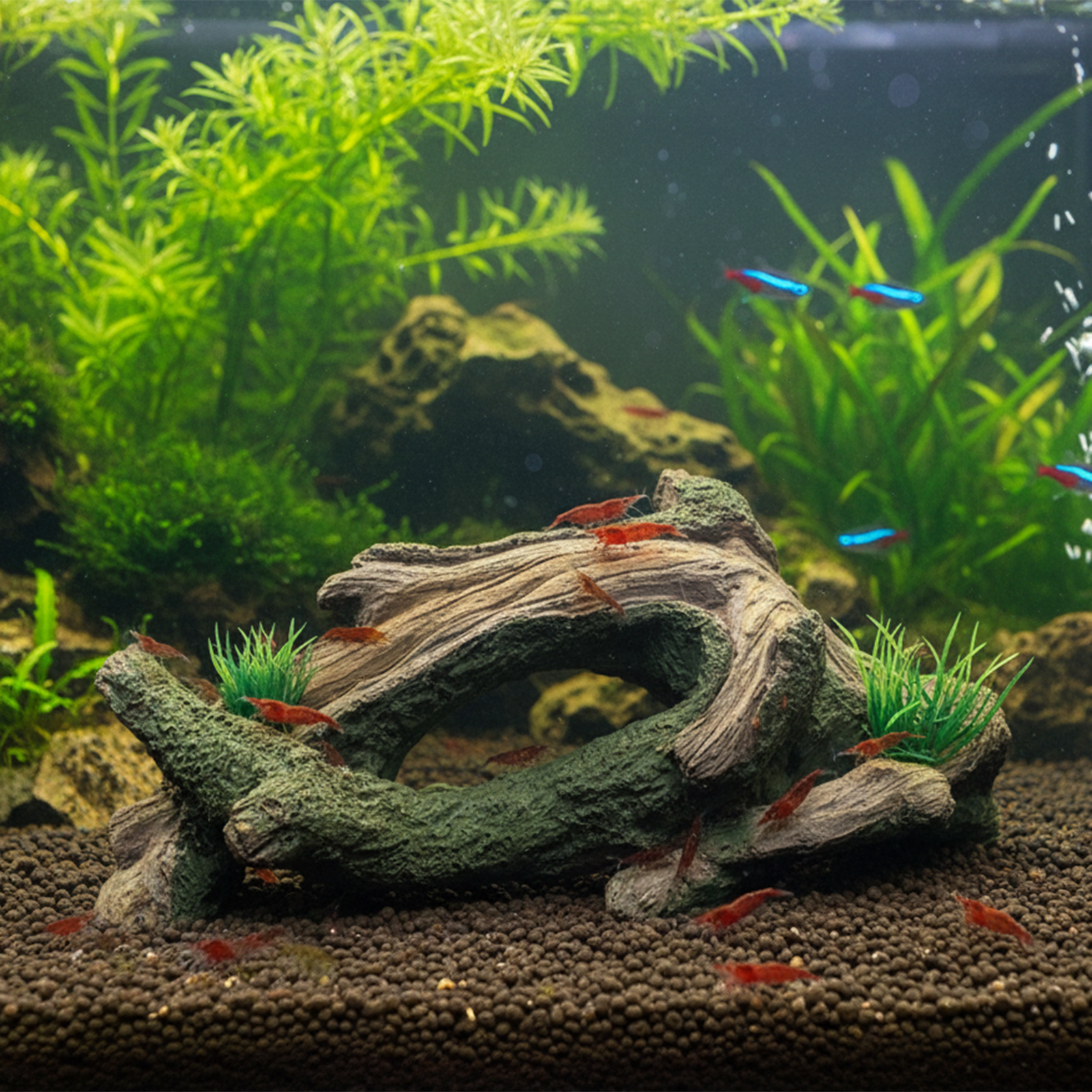 Aquarium Driftwoods Decor Tree - مراجعة Aquarium Plant Growing وسعره