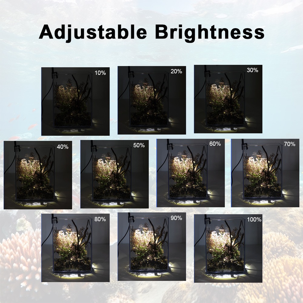 Super Slim LED Aquarium Light  - مراجعة Aquarium Plant Growing وسعره