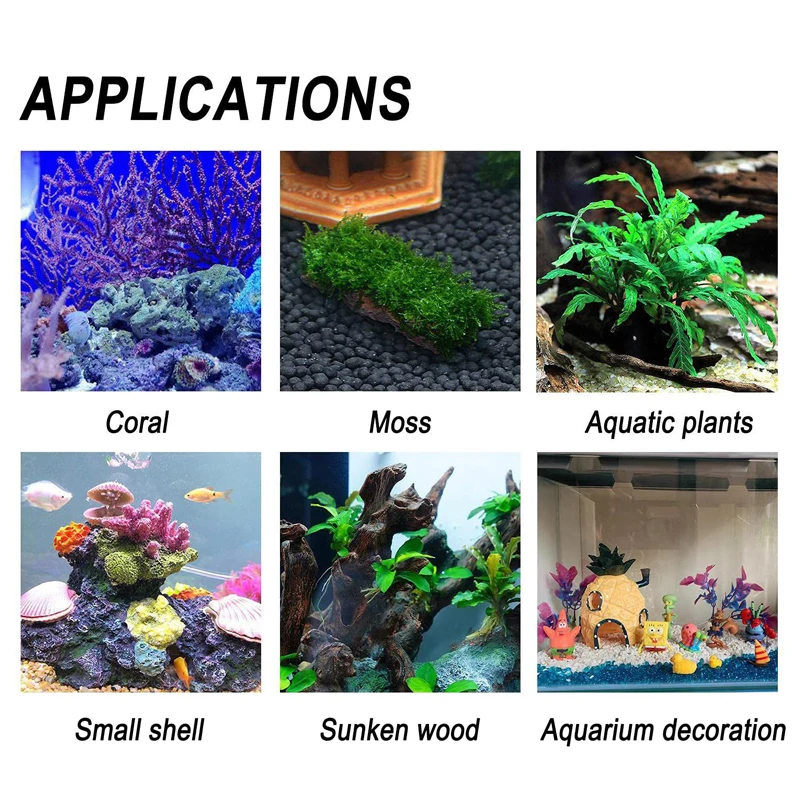 Fish Tank Landscaping Moss Glu - مراجعة Aquarium Plant Glue Gel وسعره