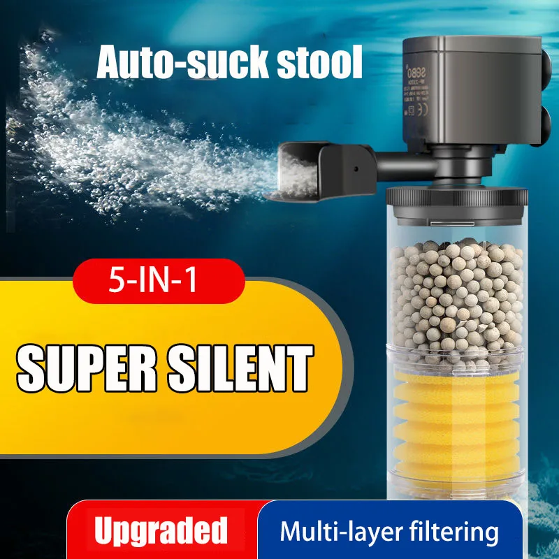 220V 50Hz Silent Filter for Aq - مراجعة Planted Aquarium Accessories وسعره