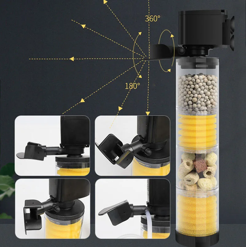 220V 50Hz Silent Filter for Aq - مراجعة Planted Aquarium Accessories وسعره