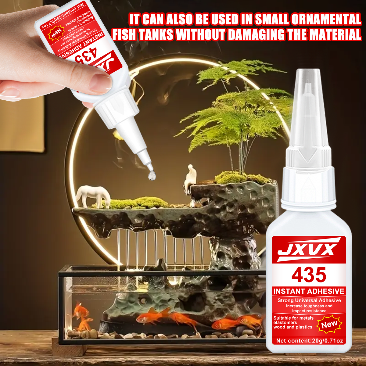 495/480 Fish Tank Aquarium Lan - مراجعة Aquarium Plant Glue وسعره