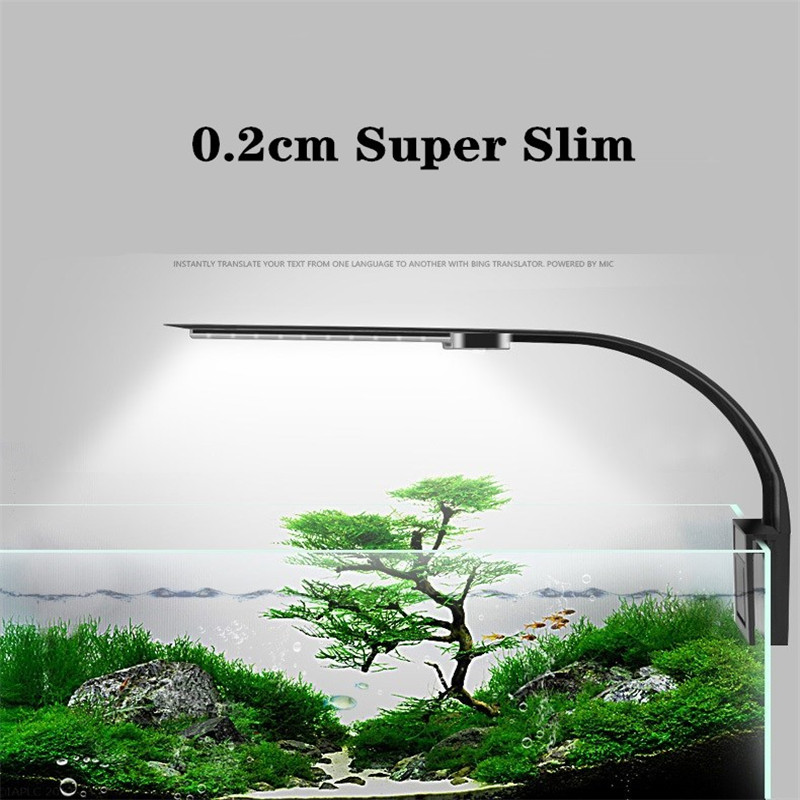 Super Slim LED Waterproof Clip - مراجعة Planted Aquarium Freshwater وسعره