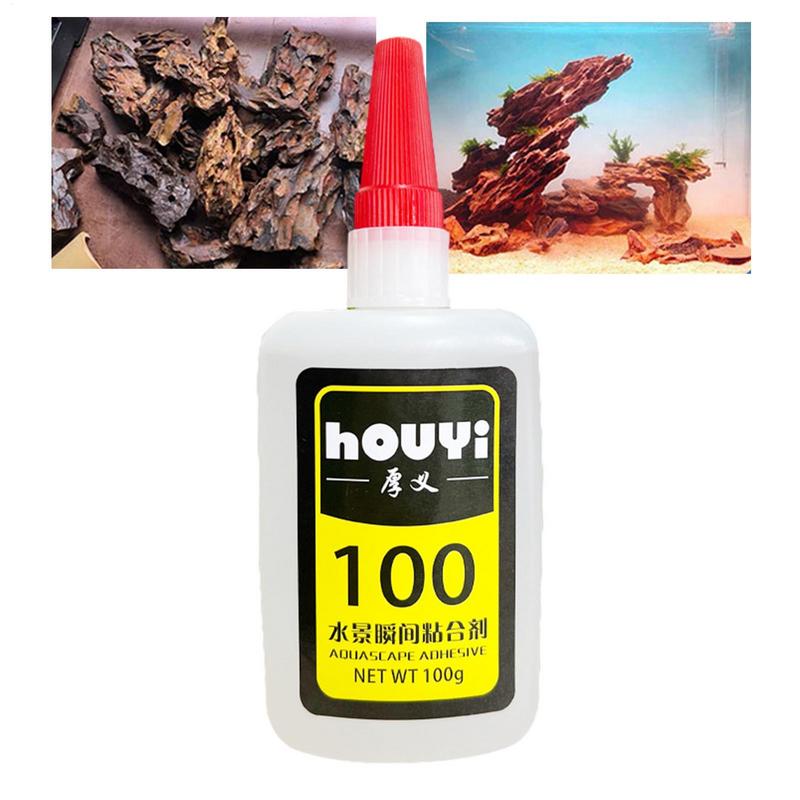50/100g Fish Tank Landscaping  - مراجعة Aquarium Plant Glue Gel وسعره