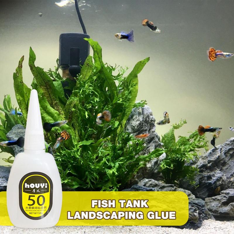 50/100g Fish Tank Landscaping  - مراجعة Aquarium Plant Glue Gel وسعره
