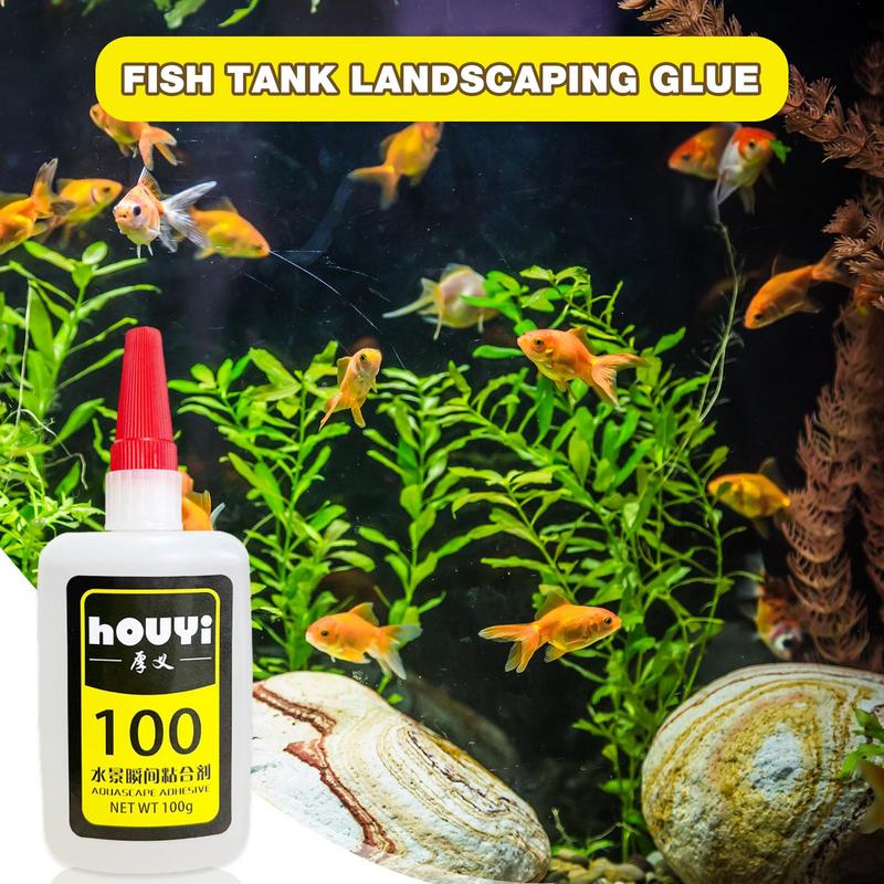 50/100g Fish Tank Landscaping  - مراجعة Aquarium Plant Glue Gel وسعره