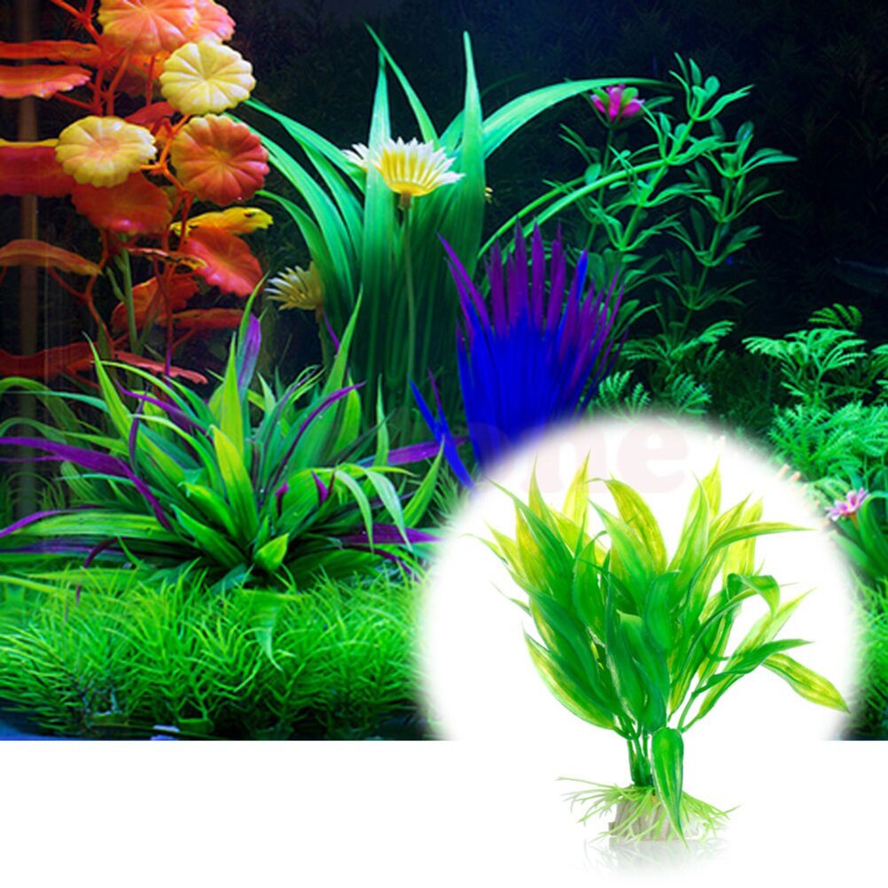 15cm Artificial Aquarium Decor - مراجعة Aquarium Planted Seeds وسعره