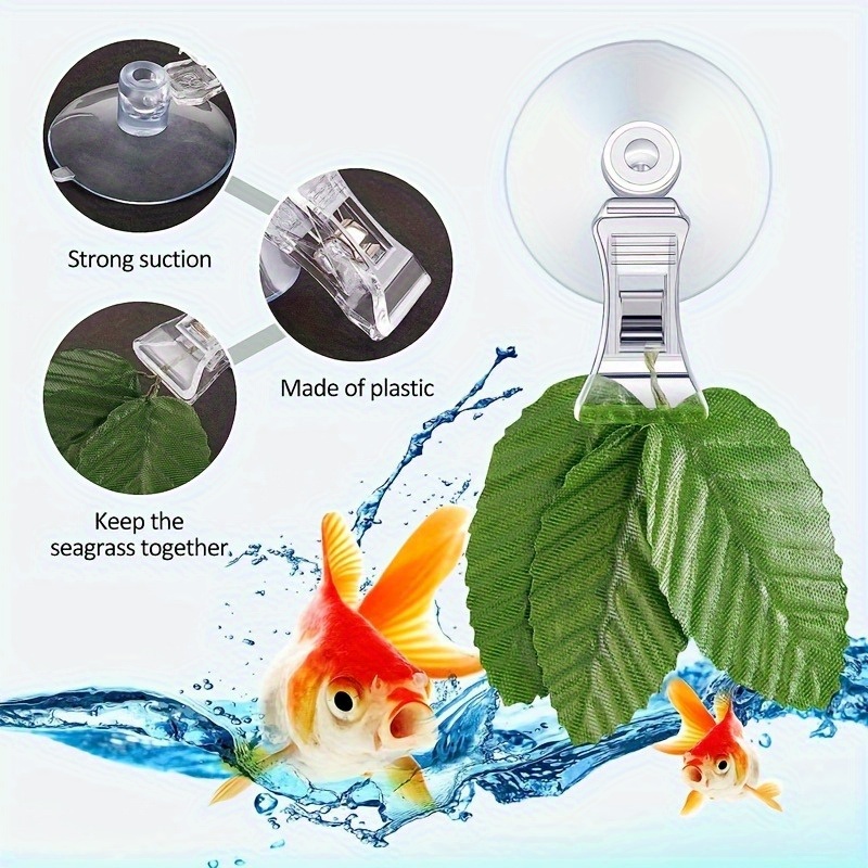 8pcs Fish Seaweed Clip Plant S - مراجعة Planted Aquarium Accessories وسعره