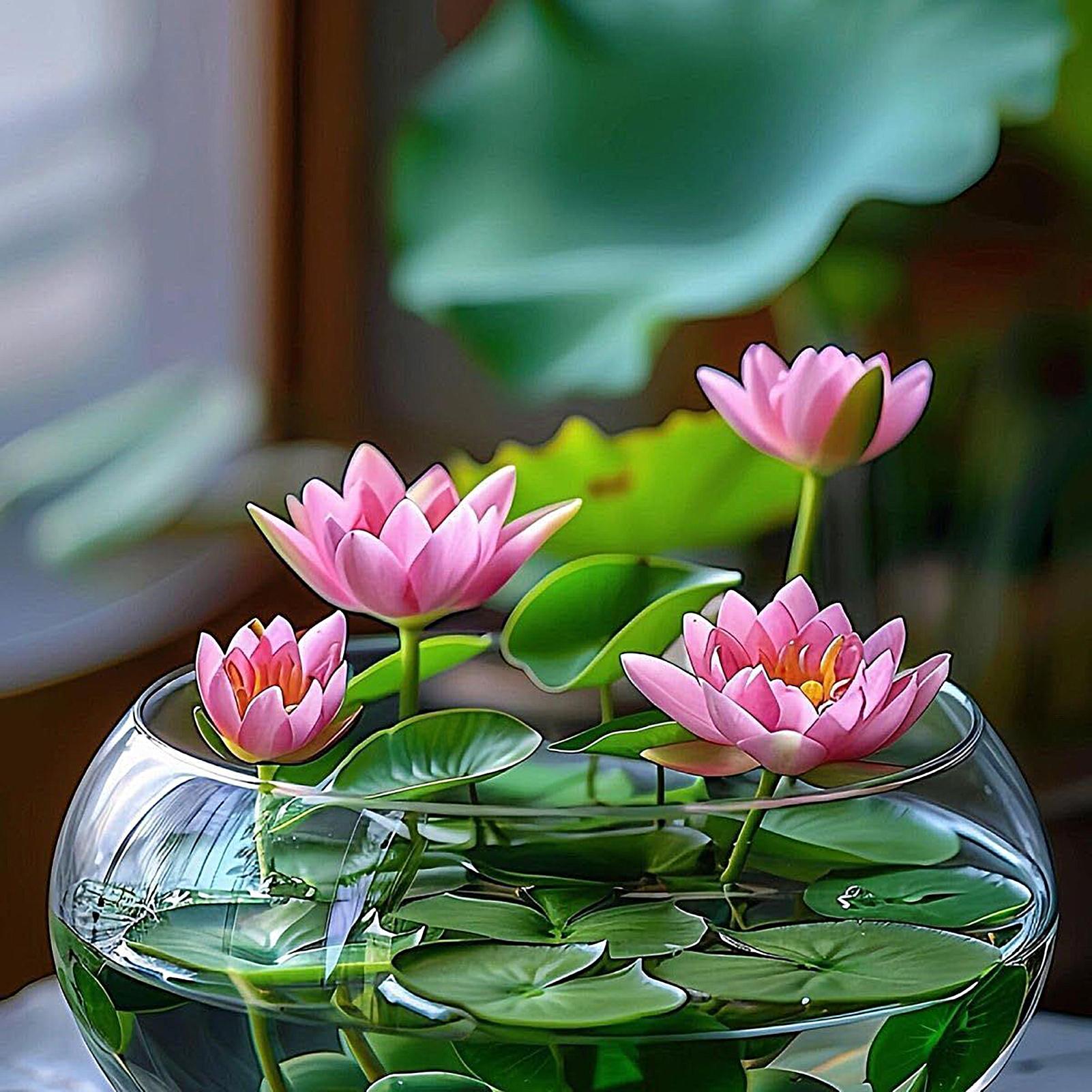 Fish Glass Bowl Glass Large Hy - مراجعة Aquarium Planting وسعره