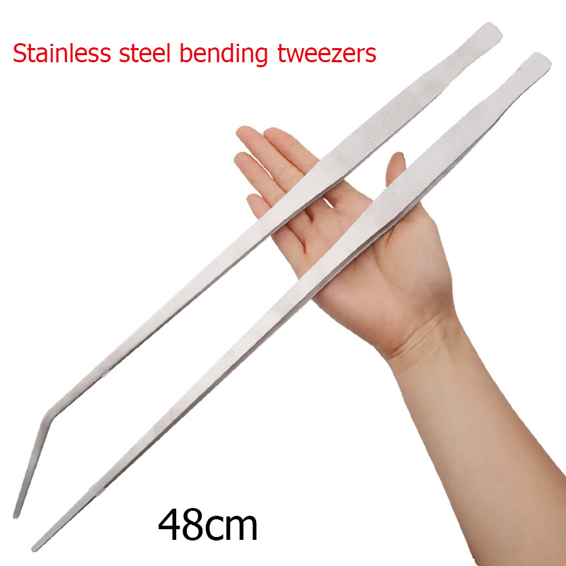 Stainless steel thick curved s - مراجعة Aquarium Plant Utensils وسعره