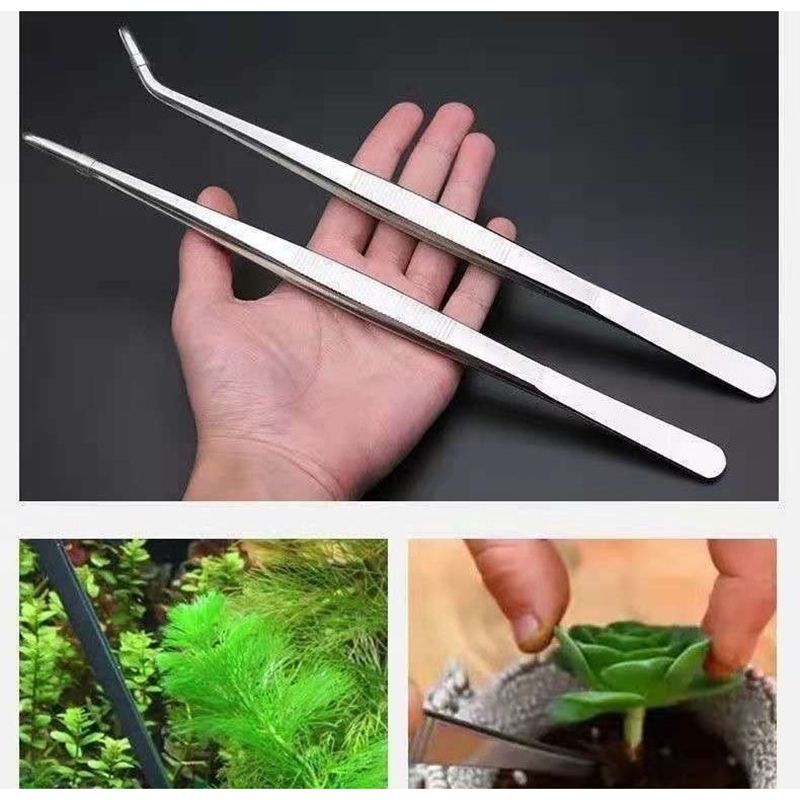 Stainless steel thick curved s - مراجعة Aquarium Plant Utensils وسعره