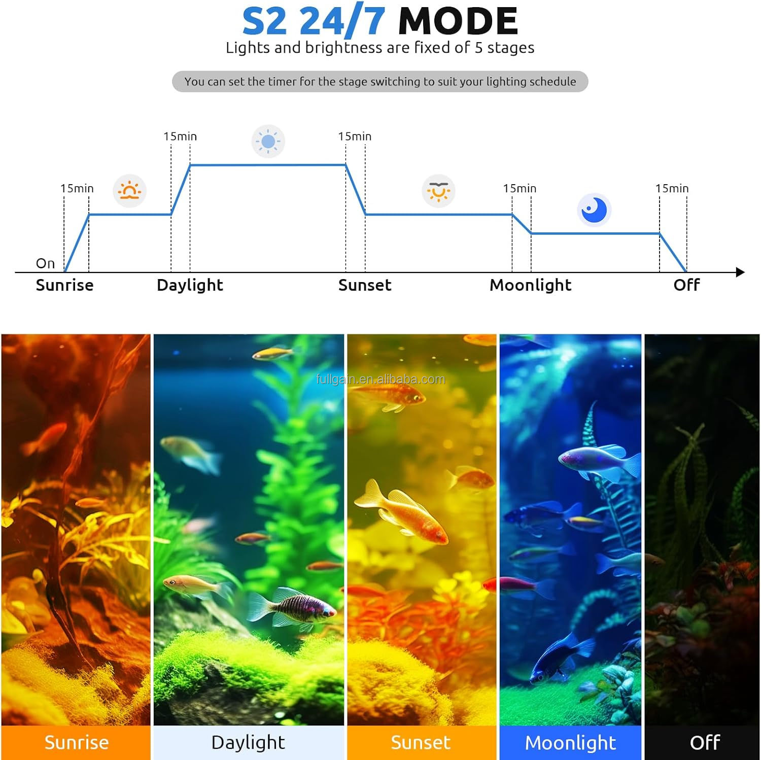 FG199 2025 New Alloy High Watt - مراجعة Aquarium Planting وسعره