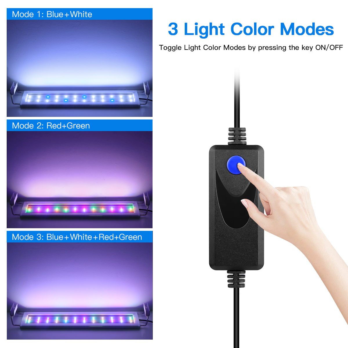 Super Slim LED Aquarium Light  - مراجعة Aquarium Plant Growing وسعره