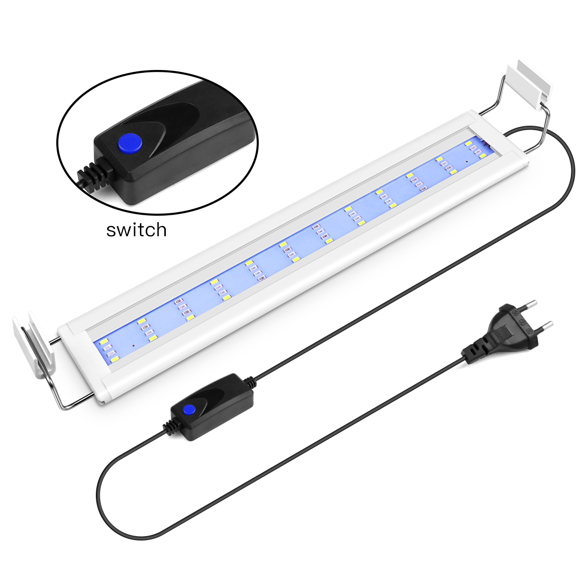 Super Slim LED Aquarium Light  - مراجعة Aquarium Plant Growing وسعره