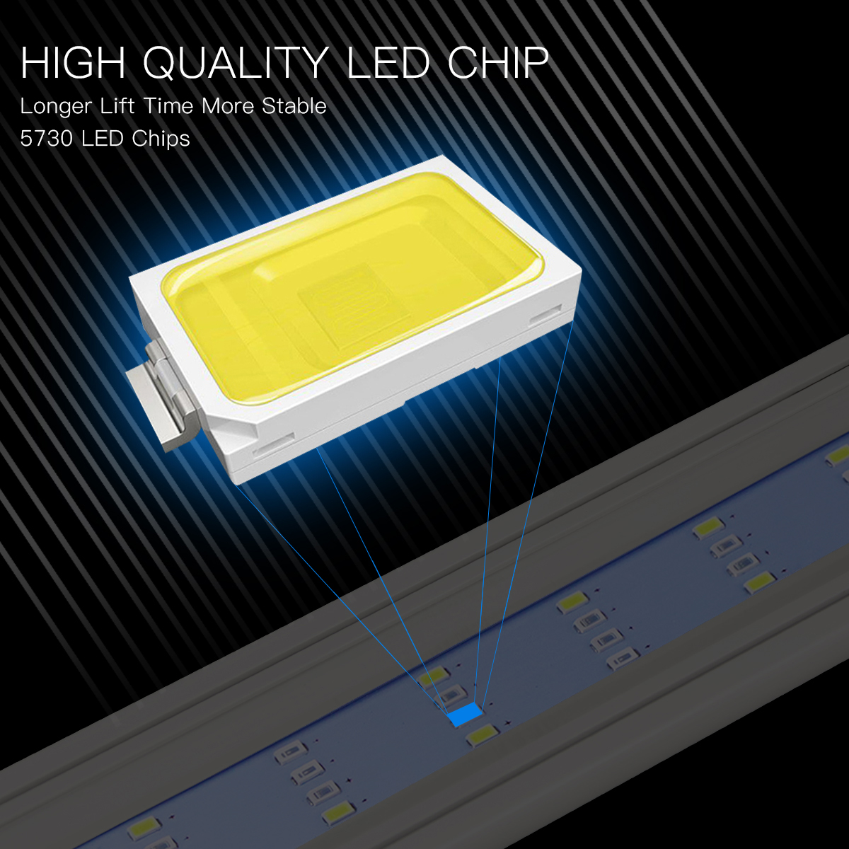 Super Slim LED Aquarium Light  - مراجعة Aquarium Plant Growing وسعره