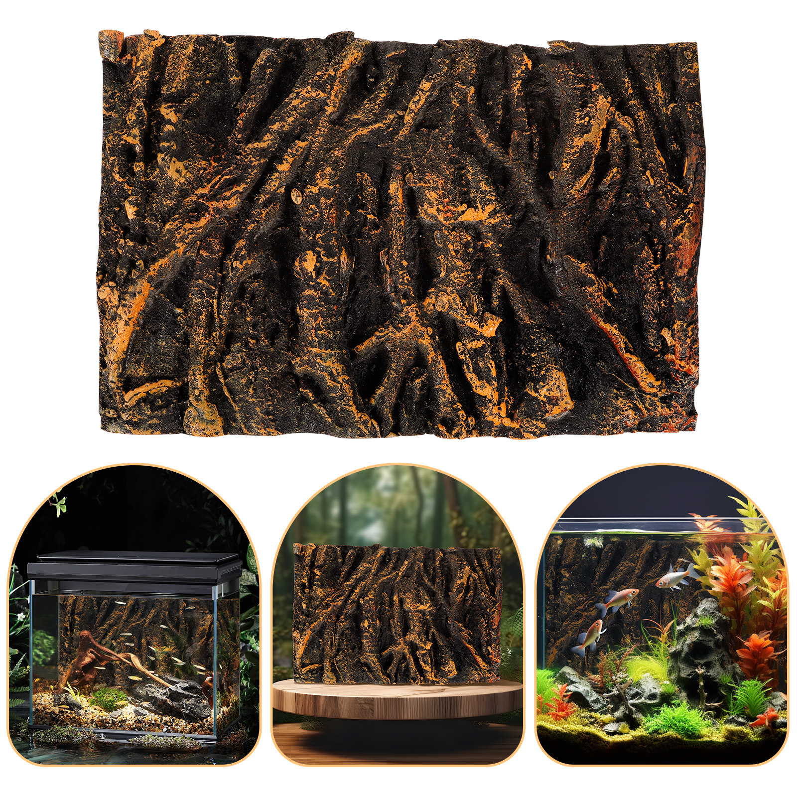 3D Tree Root PU Aquarium Backg - مراجعة Aquarium Plant Growing وسعره