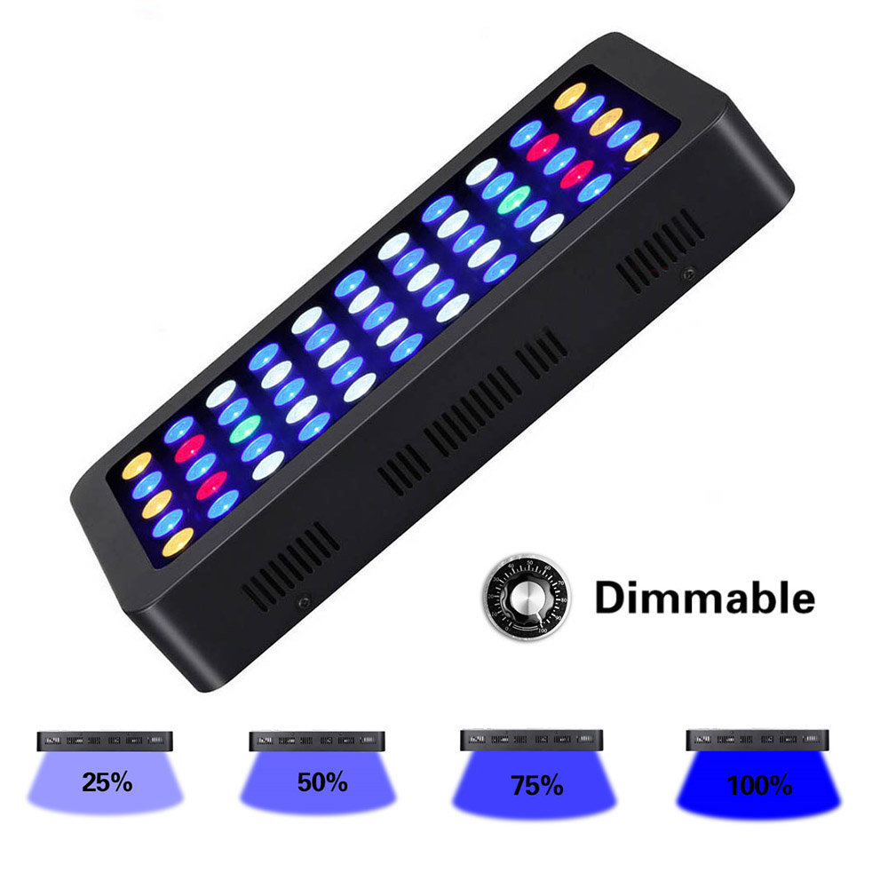 165W LED Aquariums Light Dimma - مراجعة Aquarium Plant Growing وسعره
