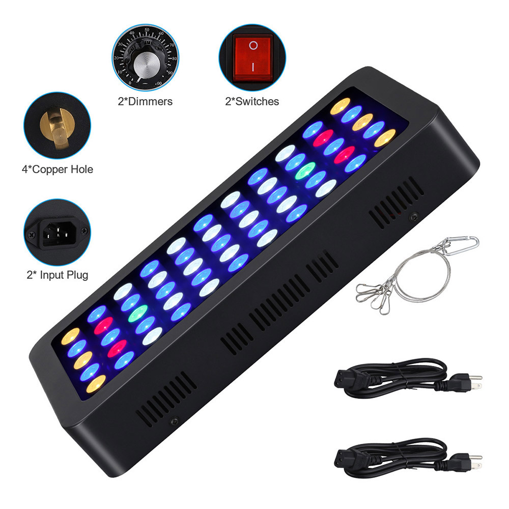 165W LED Aquariums Light Dimma - مراجعة Aquarium Plant Growing وسعره