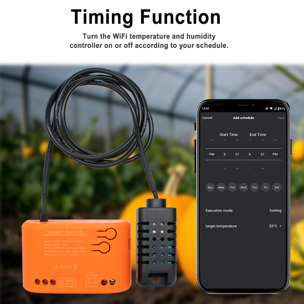 Tuya WiFi Temperature Humidity - مراجعة Aquarium Planting وسعره