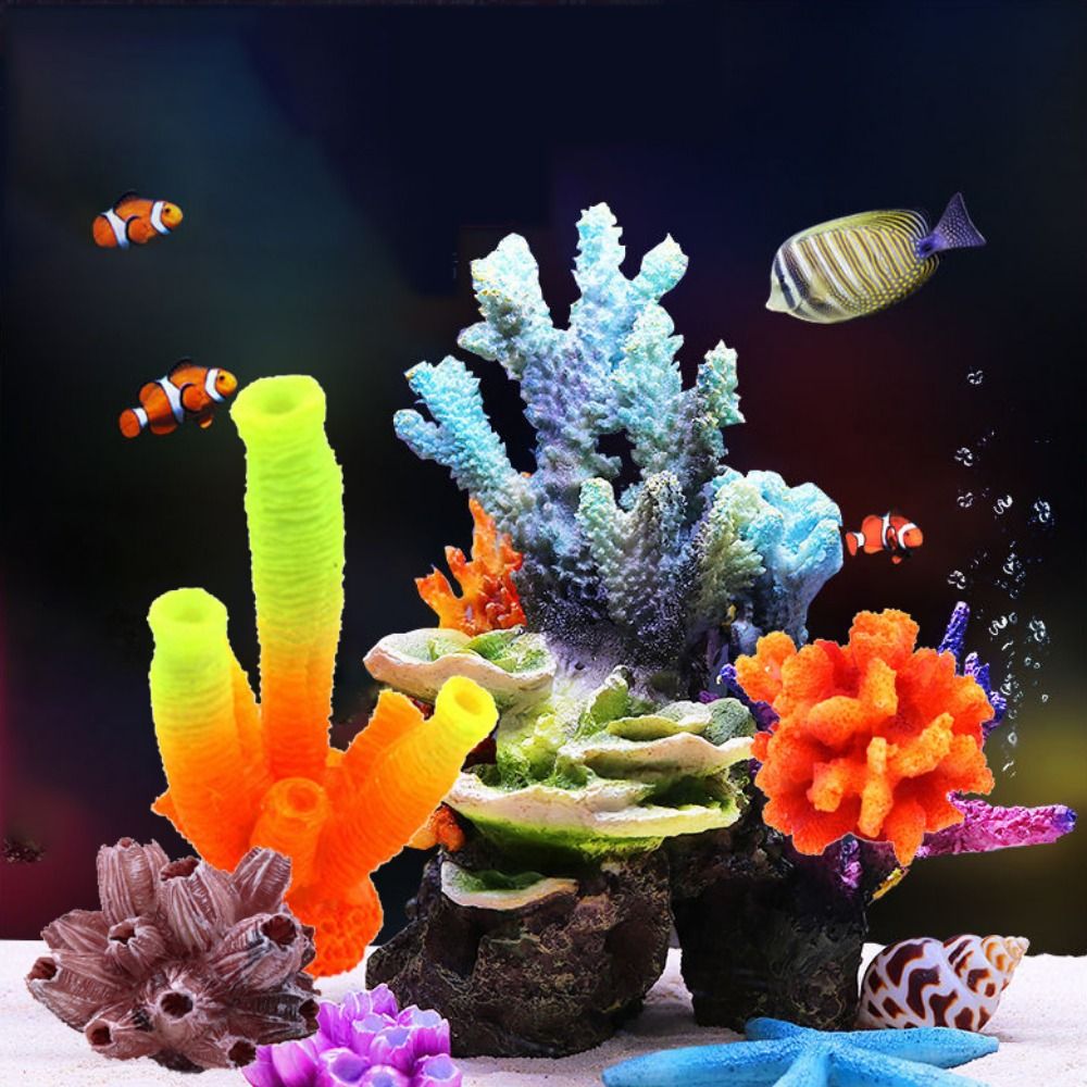 Colorful 1PC Lifelike Artifici - مراجعة Aquarium Planted Substrate وسعره
