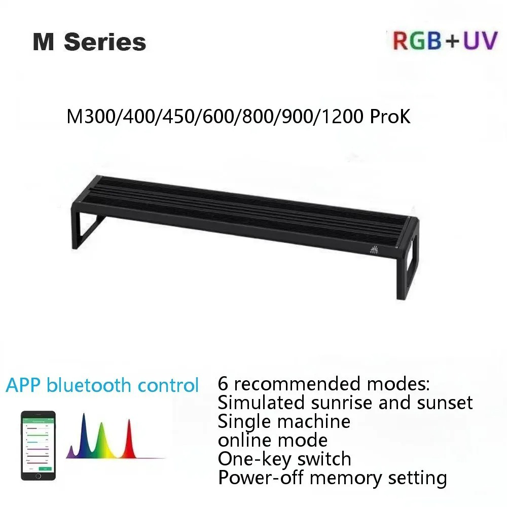 Week Aqua M Series RGB+UV Wate - مراجعة Aquarium Plant Growing وسعره